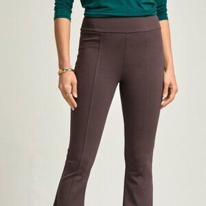 PLUS SIZE DEAR SCARLETT PERFECT FIT PANTS - CHOCOLATE